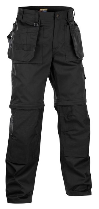 Blåkläder Werkbroek zip-off 1538/1860 Zwart C56