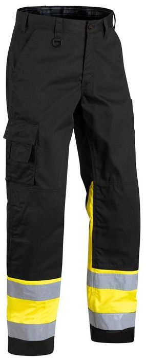 Blåkläder Werkbroek high vision klasse I zwart/geel zwart/geel Blåkläder Werkbroek high vision klasse I zwart/geel zwart/geel