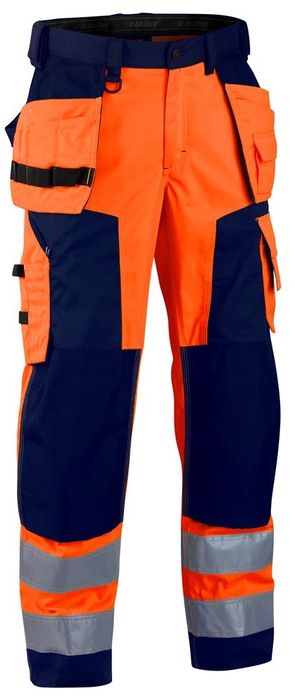 Blåkläder Werkbrooek high vision oranje/marine oranje/marineblauw Blåkläder Werkbrooek high vision oranje/marine oranje/marineblauw