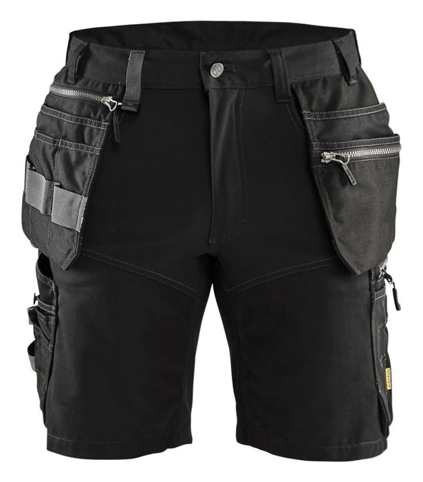 Blåkläder Short met stretch 1598/1860 Zwart C54