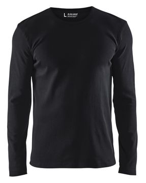 Blåkläder T-shirt lange mouw 3314/1032 Zwart XXL