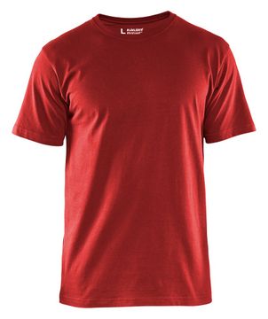 Blåkläder T-shirt 5-pack 3325/1042 Rood L