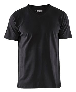 Blåkläder T-Shirt, V-hals 3360/1029 Zwart L
