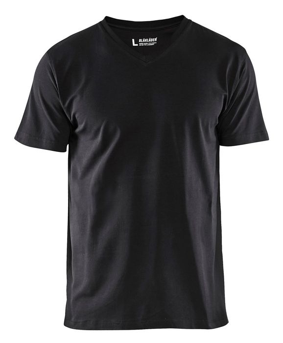Blåkläder T-Shirt, V-hals 3360/1029 Zwart L