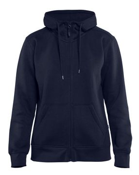 Blåkläder Dames hoodie met rits 3395/1048