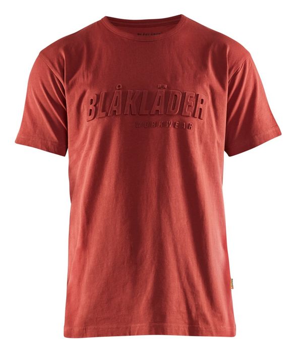 Blåkläder T-shirt 3D 3531/1042 Gebrand rood S