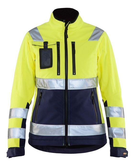 Blåkläder Dames Softshell jack High Vis 4902/2517
