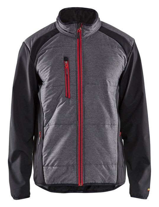 Blåkläder Hybride jack 4929/1911 Zwart/Rood M
