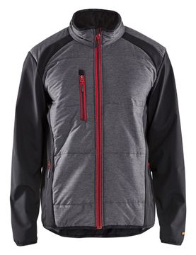 Blåkläder Hybride jack 4929/1911 Zwart/Rood XL