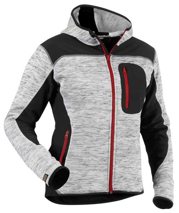 Blåkläder Damesvest softshell gespikkeld grijs/zwart grijs mêlee/zwart Blåkläder Damesvest softshell gespikkeld grijs/zwart grijs mêlee/zwart