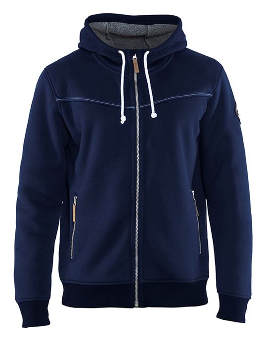 Blåkläder Hooded sweatshirt met rits marineblauw marineblauw Blåkläder Hooded sweatshirt met rits marineblauw marineblauw