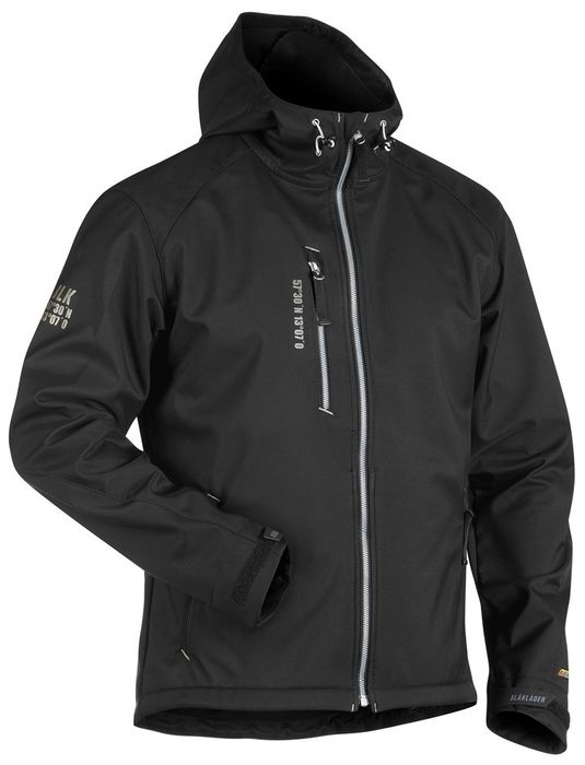 Blåkläder Softshell Jack 4949/2517 Zwart/Zilver
