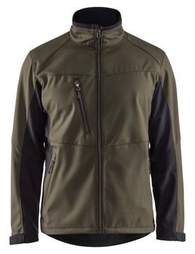 Blåkläder Softshell Jack 4950/2516 Groen/Zwart XXL