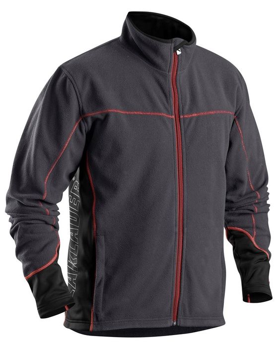 Blåkläder Micro fleecevest donkergrijs/rood donkergrijs/rood