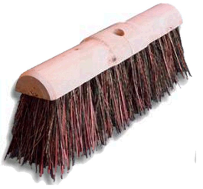 Bobrush Gemeentebezem Rond Hout 45 Cm Piassava