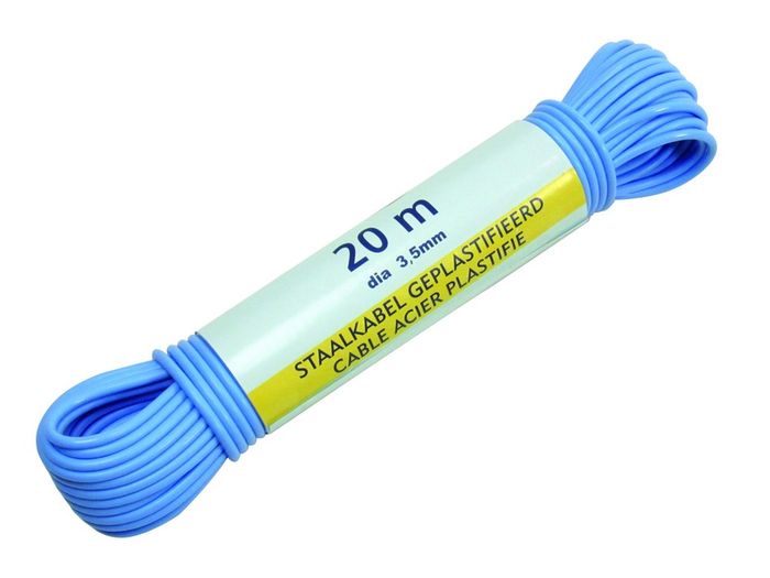 Bobrush Waslijn Met Staal 20 M