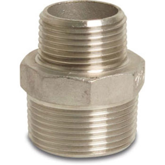 Mega Nr 245 Verloopnippel Mm Rvs 1 X 3/4 Mega Nr 245 Verloopnippel Mm Rvs 1 X 3/4