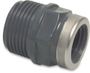 Mega Mega Soknippel Pvc-U 1'' X 1/2''
