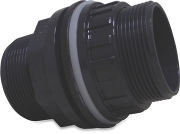 Mega Mega Doorvoer Pvc-U 63 Mm X 2 1/2  X 2 1/2  Lijmmof X Buiten