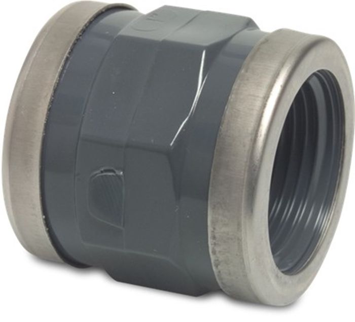 Mega Mega Draadsok Pvc-U 1 1/4'' Binnendraad Mega Mega Draadsok Pvc-U 1 1/4'' Binnendraad