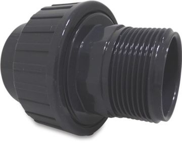 Mega Mega Koppeling Pvc-U 50 Mm X 1 1/2''