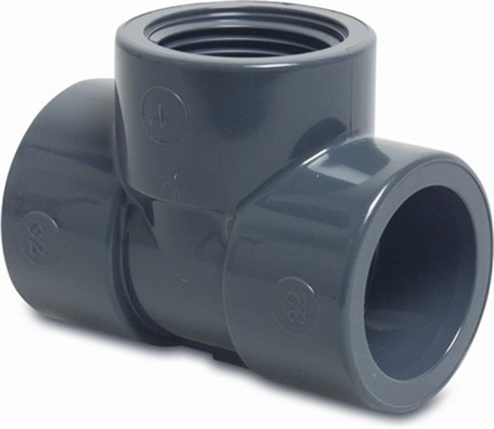 Mega Mega T-Stuk 90 Pvc-U 32 Mm X 1'' X 32
