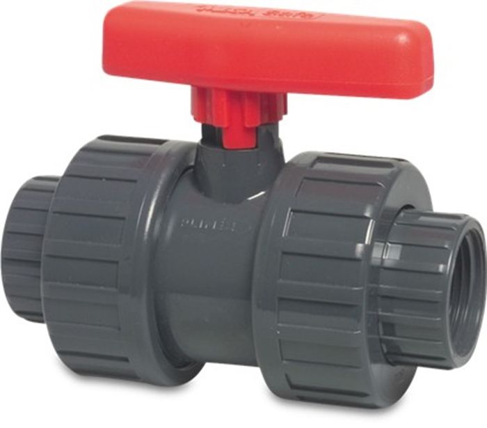 Mega Mega Kogelkraan Pvc-U 1'' Binnendraad Mega Mega Kogelkraan Pvc-U 1'' Binnendraad