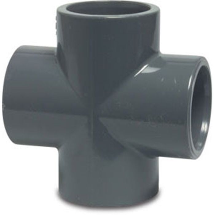Bosta Kruisstuk Pvc-U 63 Mm Lijmmof 16Bar Bosta Kruisstuk Pvc-U 63 Mm Lijmmof 16Bar