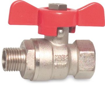 Mega Mega Kogelkraan Messing 3/4''