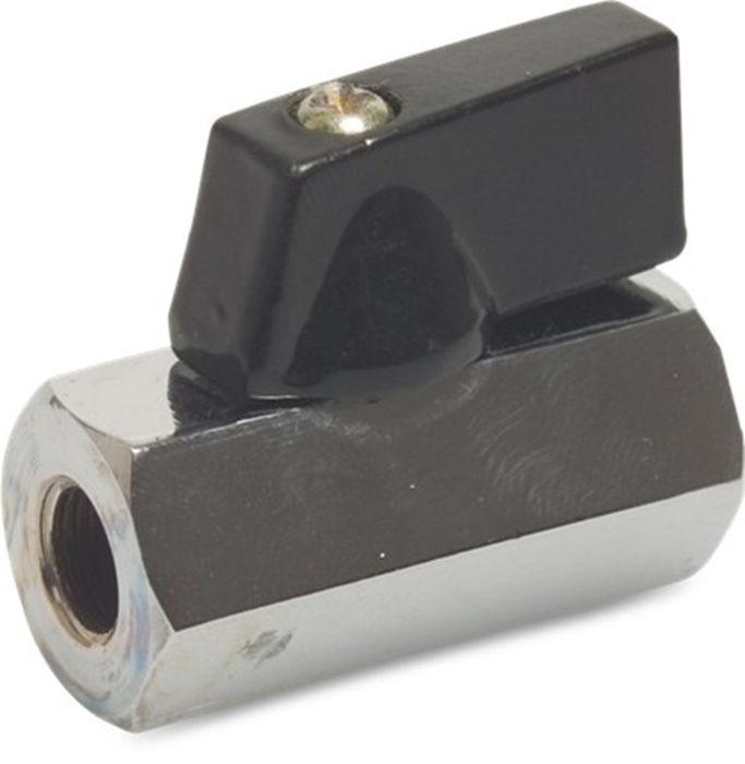 Mega Mega Mini Kogelkraan Messing 1/4''