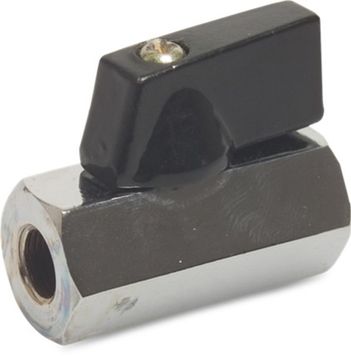 Mega Mega Mini Kogelkraan Messing 3/8''
