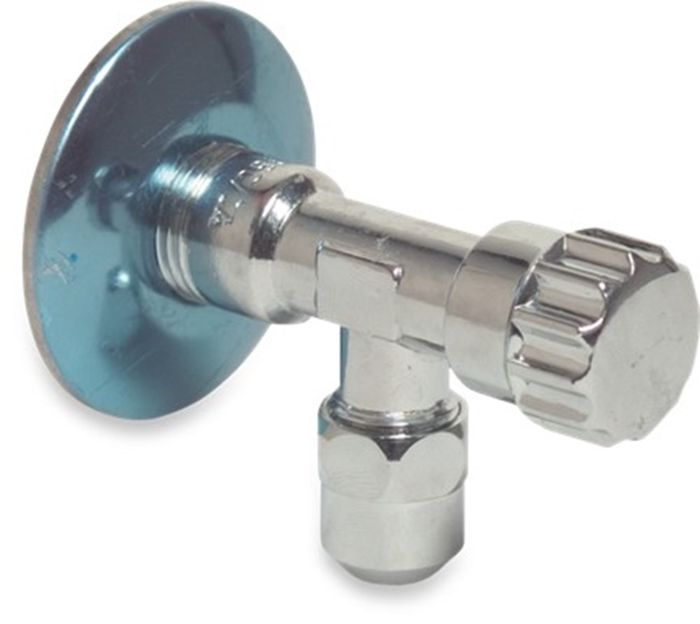 Mega Mega Hoekstopkraan Messing 1/2'' X 10