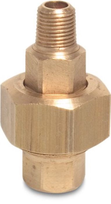 Mega Nr 341 Driedelige Koppeling Mf Messing