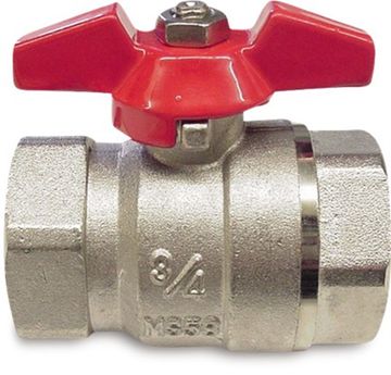 Mega Mega Kogelkraan Messing 1/2''