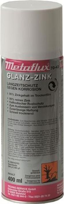 Metaflux Metaflux Glans Zink Spray, Inhoud: 400 Metaflux Metaflux Glans Zink Spray, Inhoud: 400
