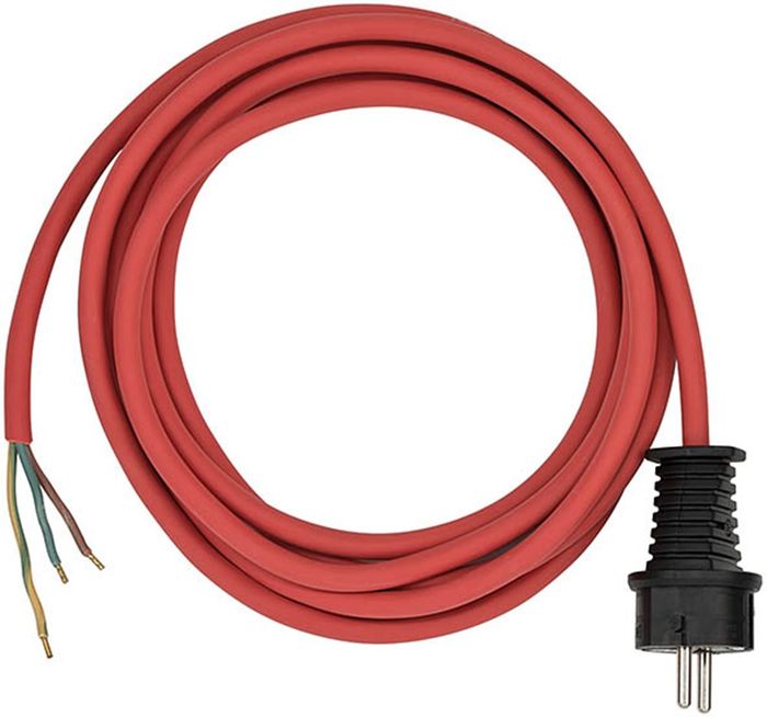Brennenstuhl Aansluitkabels 3 M, H05Rr-F3G1.5, Rood Brennenstuhl Aansluitkabels 3 M, H05Rr-F3G1.5, Rood