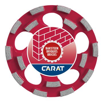 Carat Dustec Slijpkop 125X22.2 Baksteen