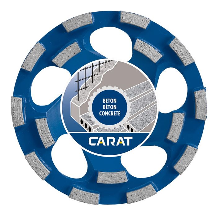Carat Dustec Slijpkop 125X22.2 Beton Carat Dustec Slijpkop 125X22.2 Beton