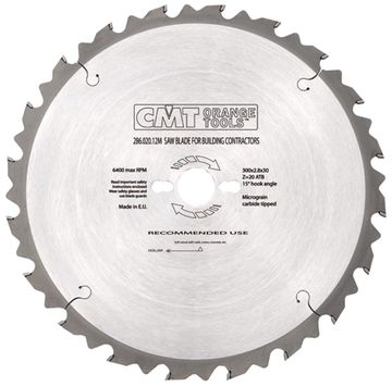 CMT Hm  zaagblad Pos.L+R D=315 24T Nagelvast