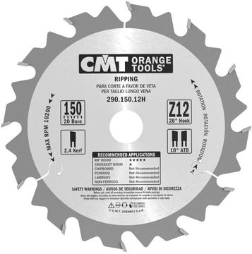 CMT Schulpzaag Voor Handmachines D=150F=ñ20