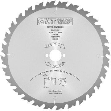 CMT Schulpzaag Voor Handmachines D=270F=ñ30