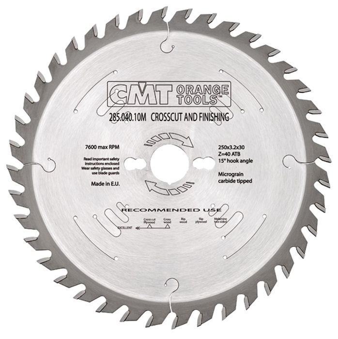 CMT Hm  zaagblad D305*2,8 Dia 30 Z54 Atb