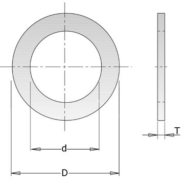 CMT Verloop Zaagring 30X25X1,4