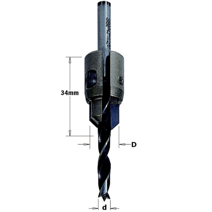 CMT Chanfrein Boor 3-7Mm CMT Chanfrein Boor 3-7Mm