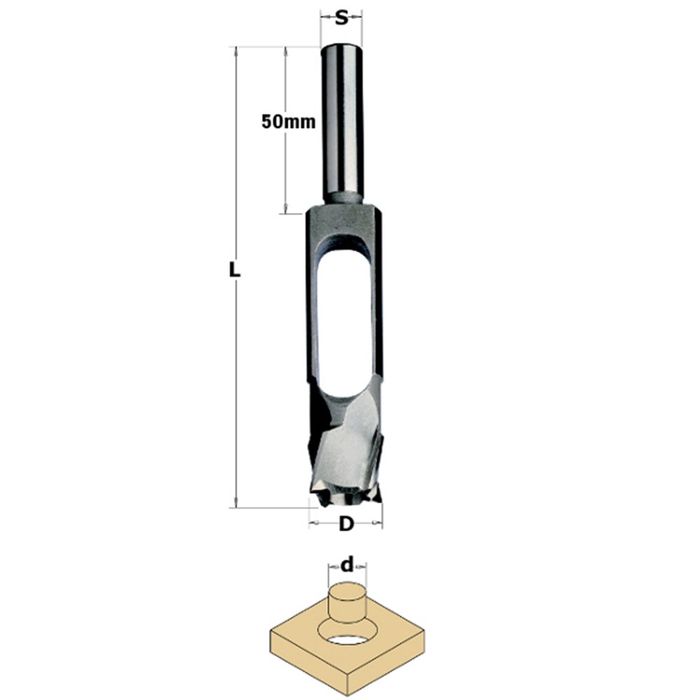 CMT Stopselboor L=140 $13 8 Mm Kss