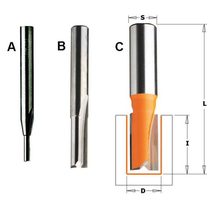 CMT Groeffrees met Rechte Snijkoppen D=2I=4