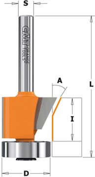 CMT Bovenfrees 21Mm L=15 R=25+