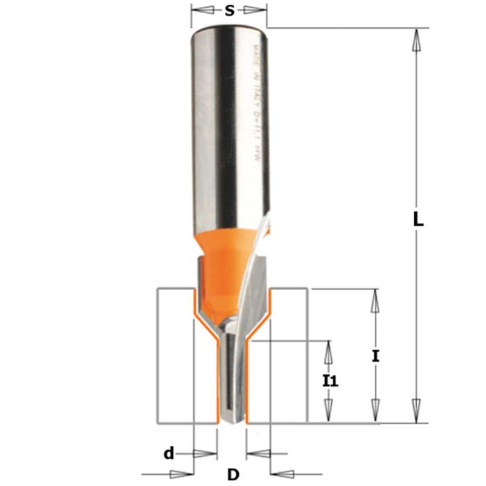CMT Verzink V-Groef Frees 90+ D=11.1Mm CMT Verzink V-Groef Frees 90+ D=11.1Mm