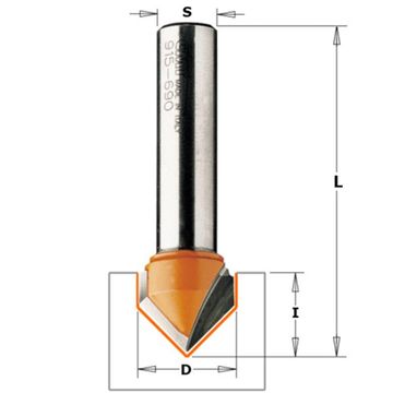 CMT Bovenfrees D=9,5 L=12,7 R=90