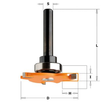 CMT Schijffrees met Lager Zd Sluitmoer I=4